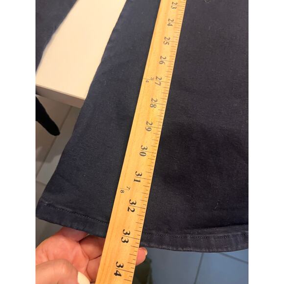 Alice + Olivia Dark Blue High Waist Flare Jeans Sz 0 - Picture 7 of 10